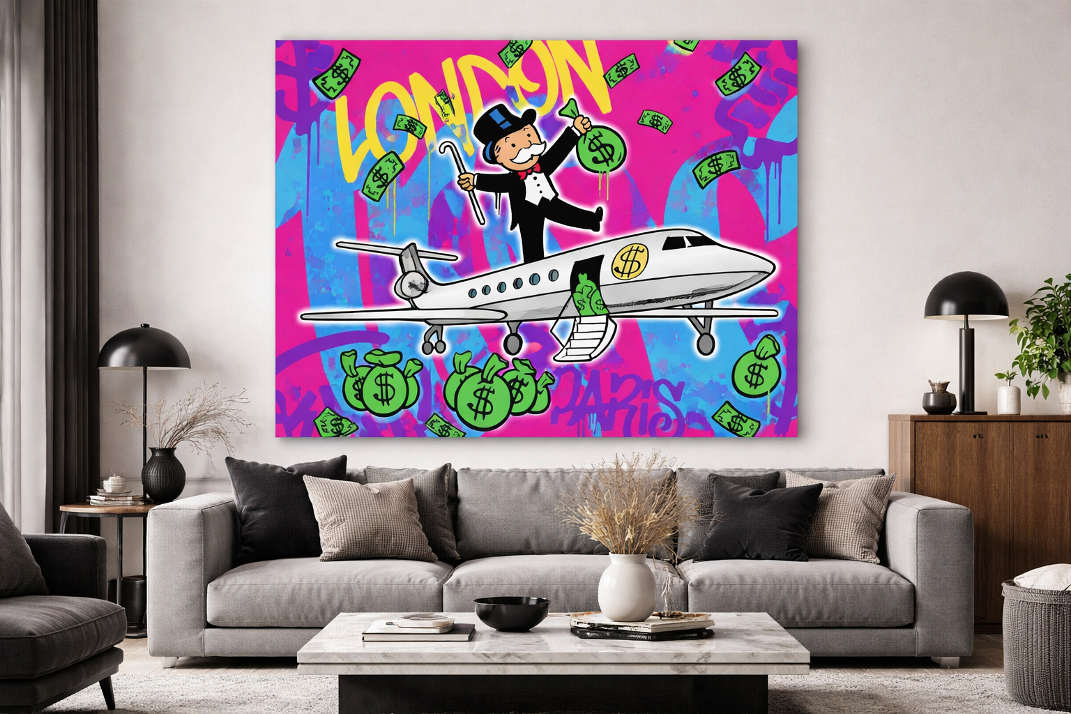 Monopoly Money Plane
